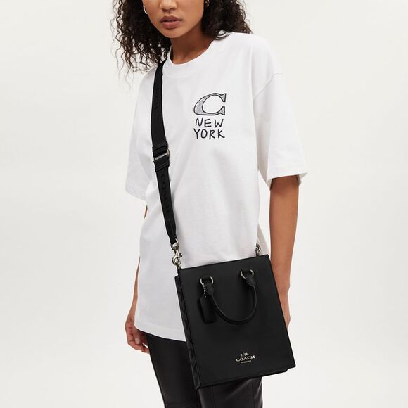 NWT Coach Outlet Dylan Tote Bag In Colorblock Signature Canvas - Picture 6 of 7